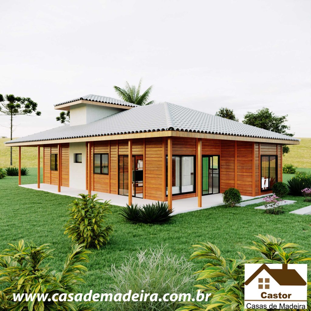 Casa de Madeira Modelo Argentina