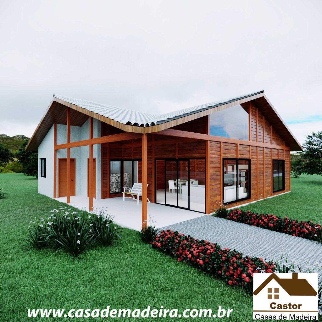 Casa de madeira modelo australia
