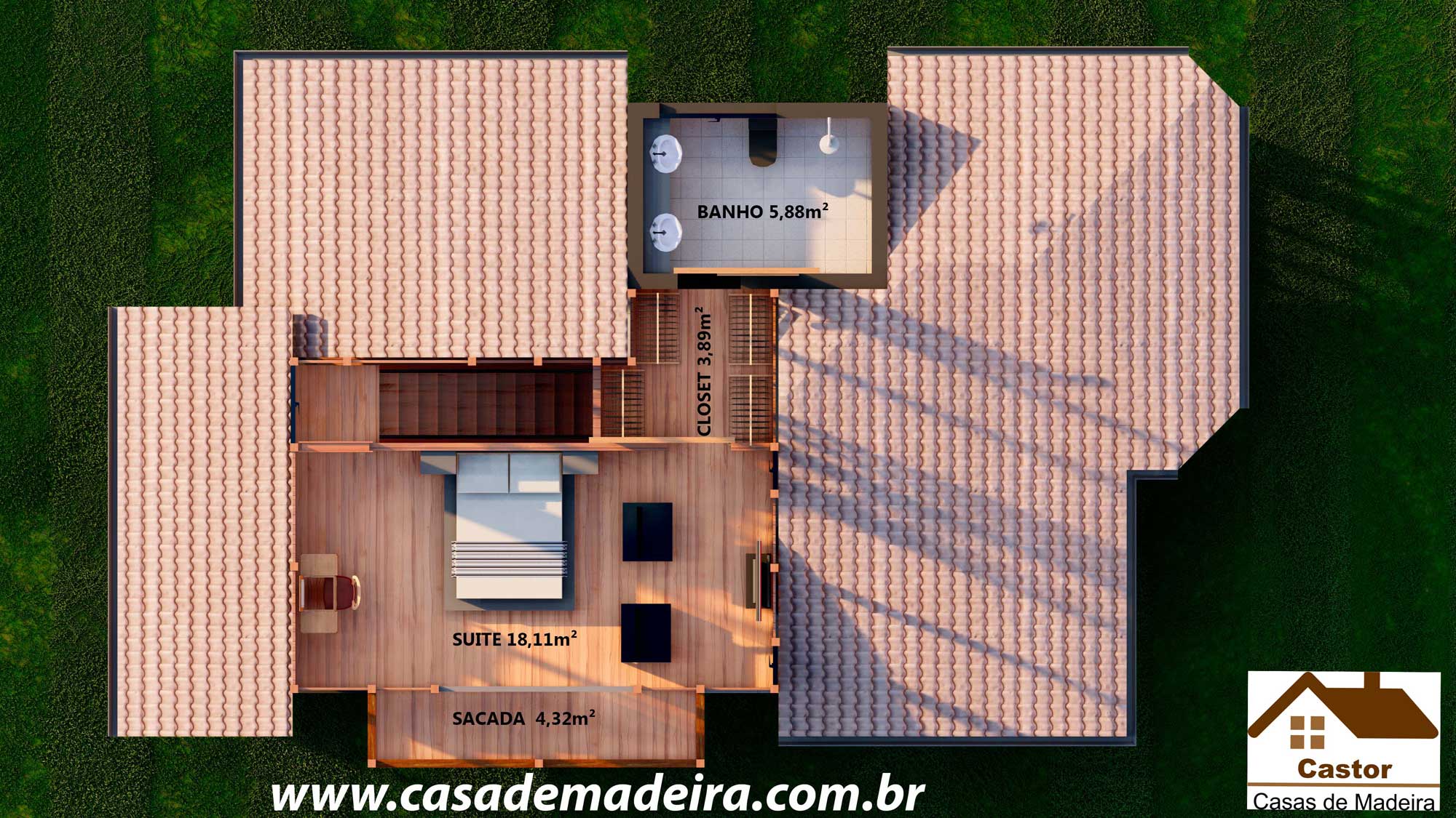 Casa de Madeira Modelo portugal 10